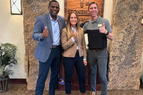 Exciting day at Stonehenge of Springville! They had the honor of hosting Congressman Burgess Owens @repburgessowens today! Engaging in meaningful conversations about our communities, industry and its future.