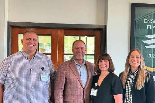 Exciting day at Stonehenge of Springville! They had the honor of hosting Congressman Burgess Owens @repburgessowens today! Engaging in meaningful conversations about our communities, industry and its future.